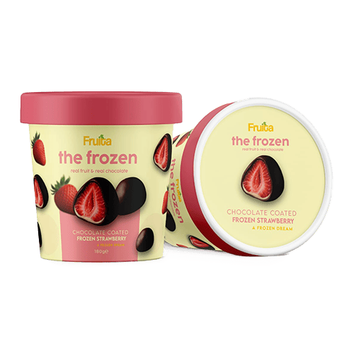 Fruita Ice Cream Chocolate Coated Frozen Strawberry 150 gm