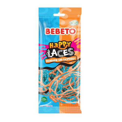 Bebeto Jelly Candy Happy Laces 75 g