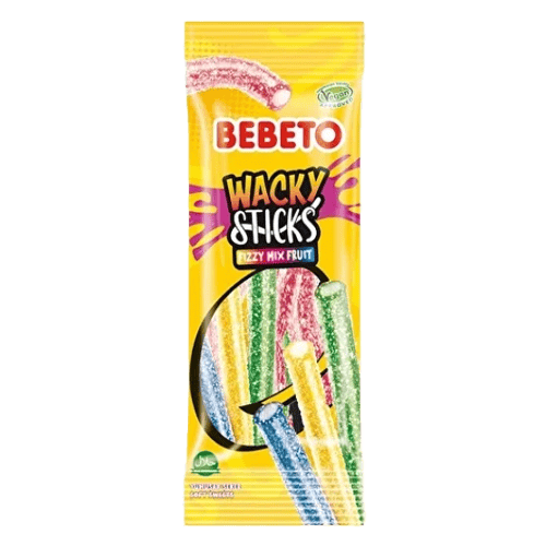Bebeto Jelly Wacky Sticks 75 g
