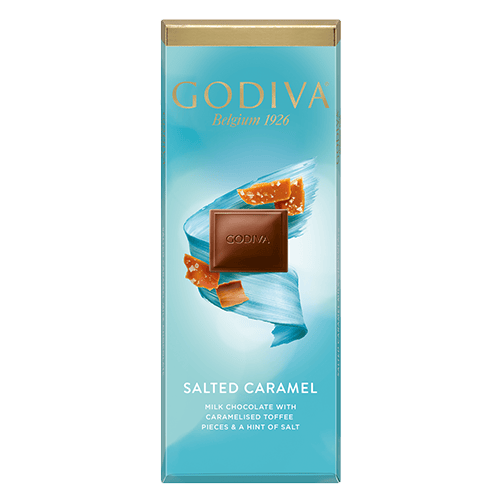 Godiva Milk Chocolate With Salted Caramel 90 g