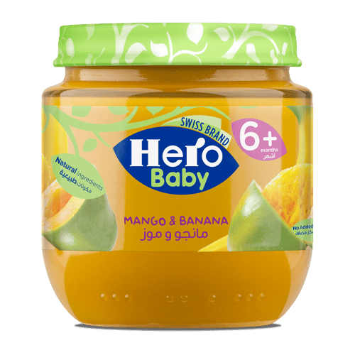 Hero Baby Jar, Mango Banana, 125g