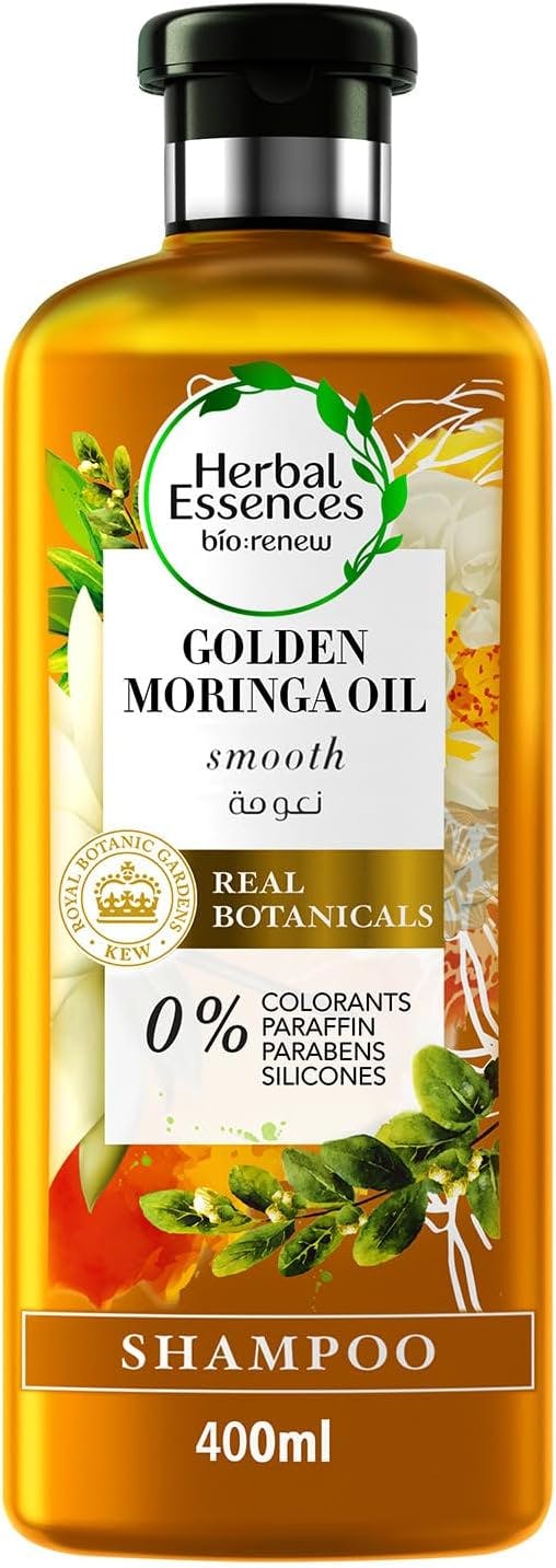 Herbal Essences Shampoo Smooth Golden Moringa Oil 400ML