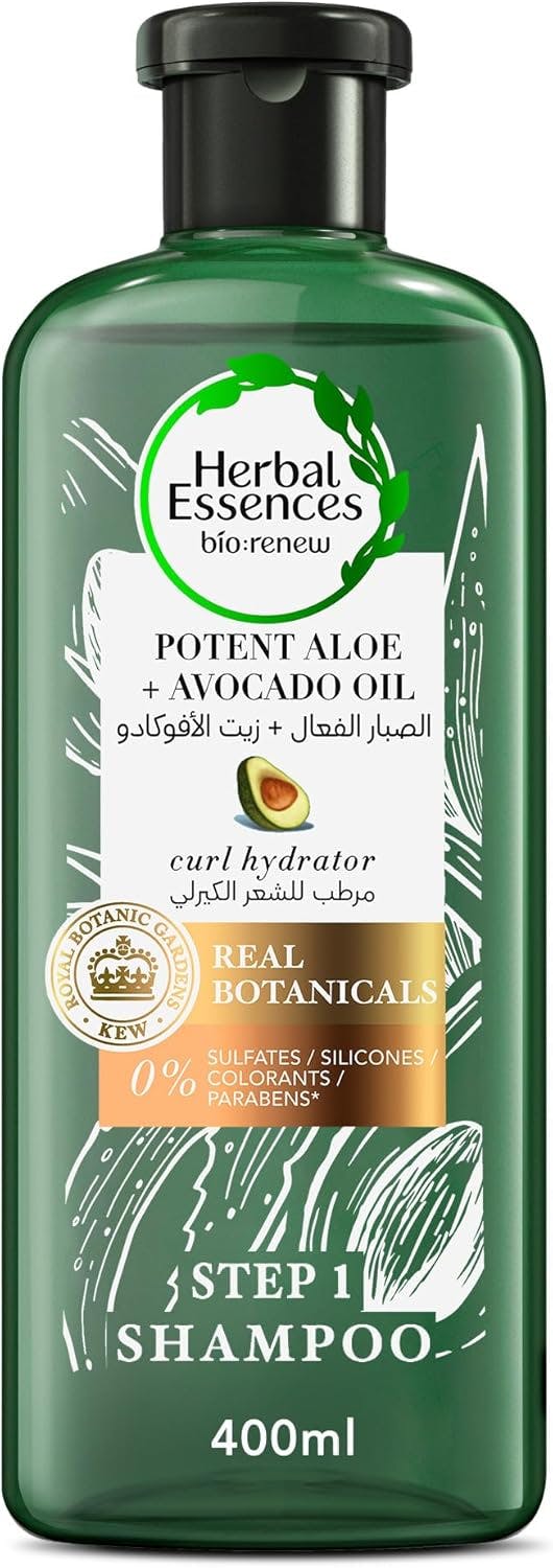 Herbal Essences Sulfate-Free Potent Aloe+Avocado Oil Hair Shampoo 400ML