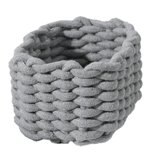 Gray  Storage Basket