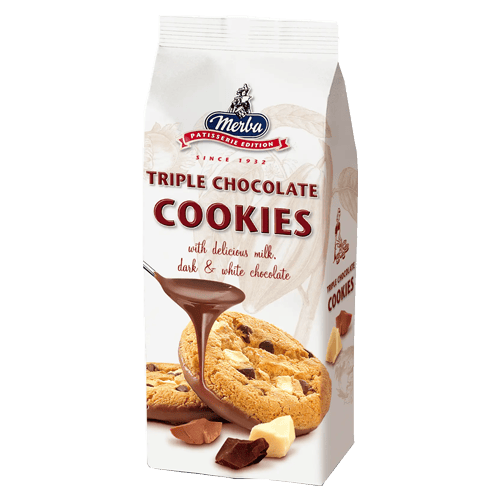 Merba Cookies Triple Chocolate 200 g