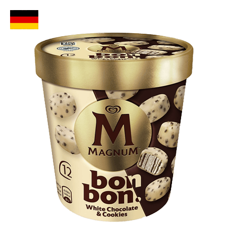 Walls Ice Cream Magnum Bon Bon White Chocolate Coo 204Ml