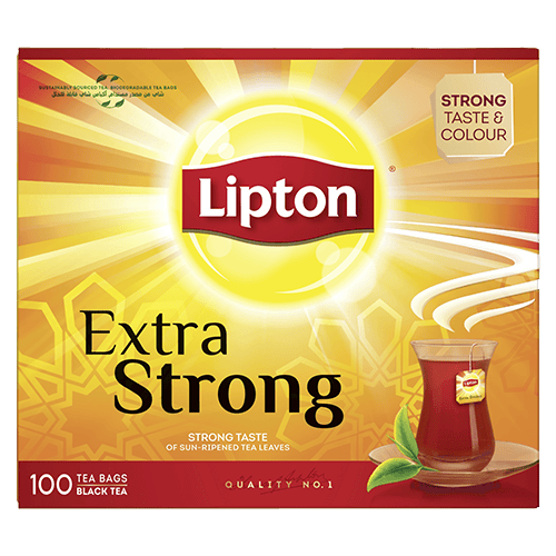 Lipton Black Tea Extra Strong 100 Teabags