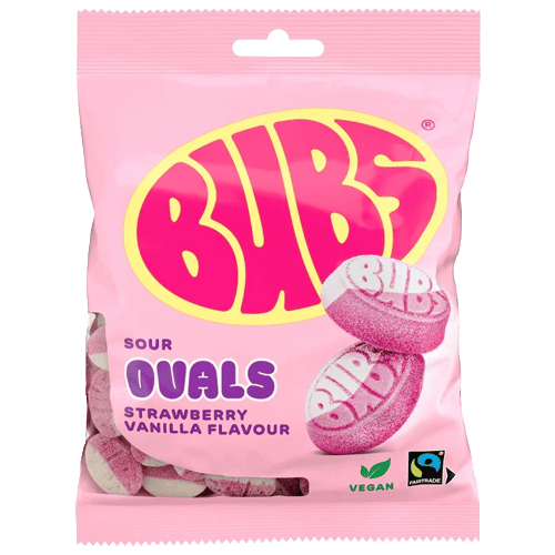 Bubs Mini Sour Strawberry Vanilla 90 g