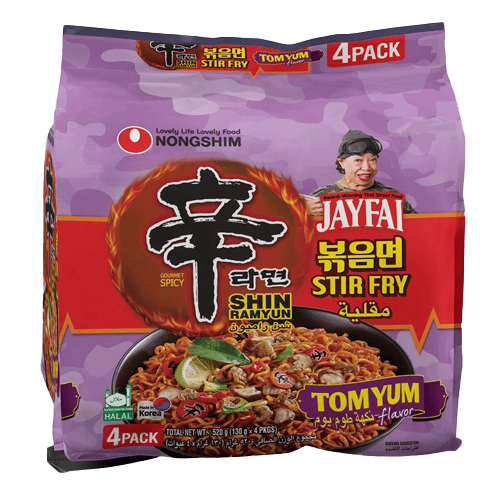 Nongshim Shin Stir Fry Tom Yum 4 pcs 130 g