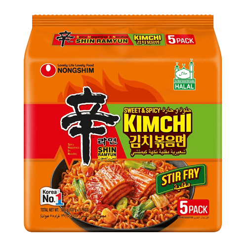 Nongshim Shin Ramyun Stir Fry 5 pcs 137 g
