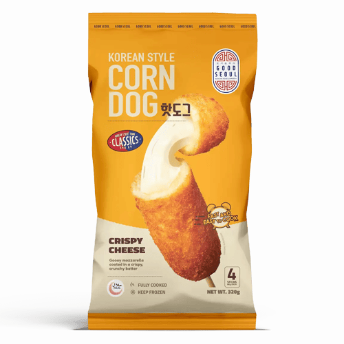 Good Seoul Crispy Cheese Corn Dog 4 pcs 80 g