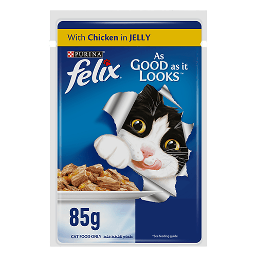 Purina Felix Adult Chicken in Jelly Pack (12X85g)