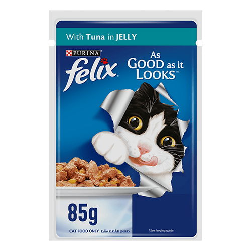 Purina Felix Cat Food Wet With Tuna In Jelly 85 gr