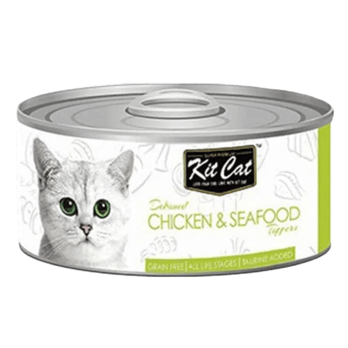 Kit Cat Deboned Chicken & Seafood Toppers 80g