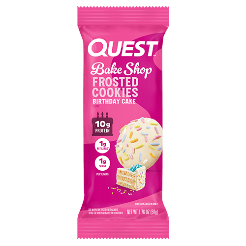 Quest Protein Frosted Cookie Birthday Cake Twin Pack 50 g