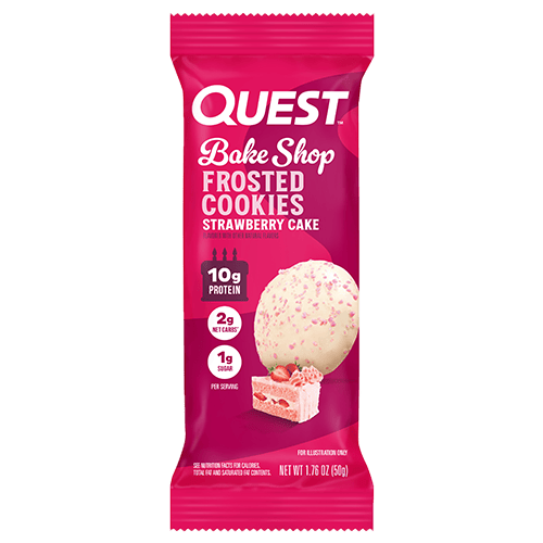 Quest Protein Frosted Cookie Strawberry Cake Twin Pack 50 g