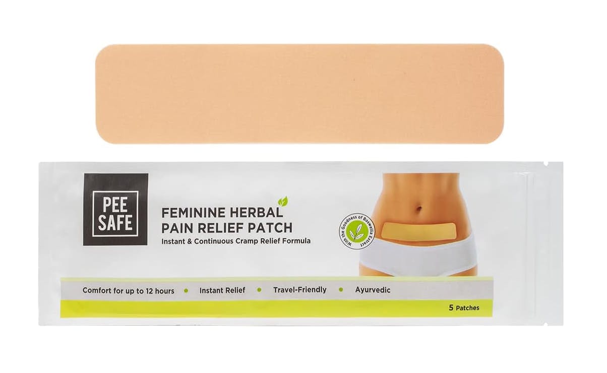 Peesafe Feminine Herbal Pain Relief Patches, Lasts For Up To 12 Hours (5 Patches)