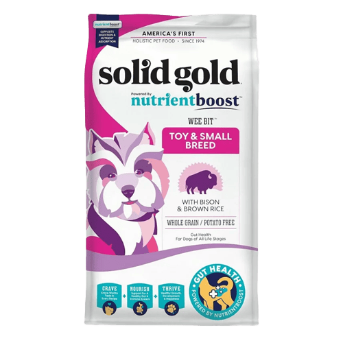 Solid Gold Wee Bit Bison & Brown Rice Whole Grain for Dogs 1.7kg