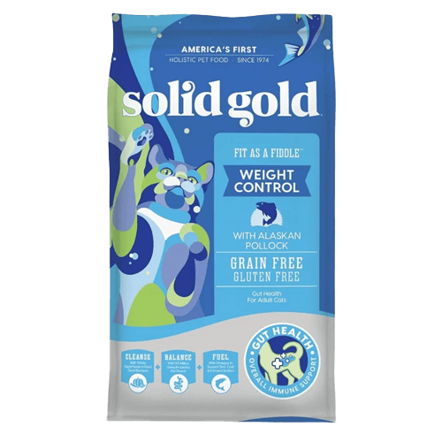 Solid Gold Fit as A fiddle Alaskan Pollock Grain Free / Gluten Free for Cats 1.36kg