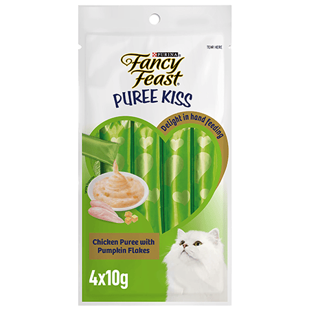 Purina Fancy Feast Chicken Puree With Pumpkin Flakes 40 gr
