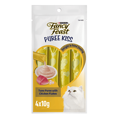 Purina Fancy Feast Puree Tuna With Chicken Flakes 40 gr