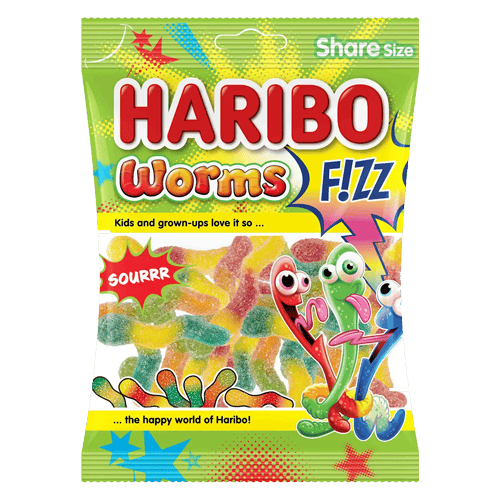 Haribo Fizz Worms 70 g