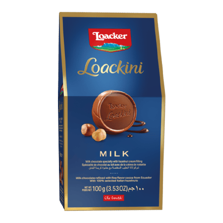 Loacker Loackini Wafer With Chocolate Milk 100 g