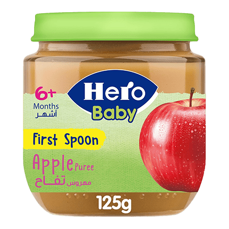 Hero Baby Jar, Apple Puree, 125g
