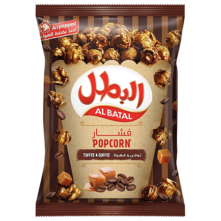 Al Batal Popcorn Toffee & Coffee 140g