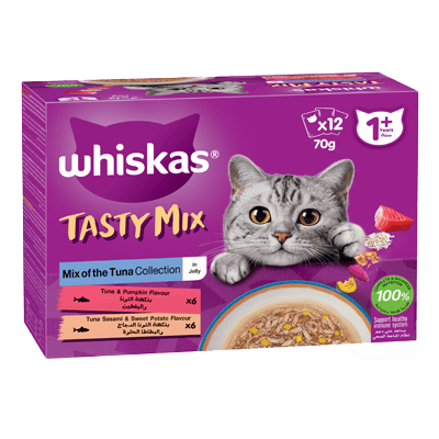 Tasty Mix Mix of Tuna  Collection in Jelly 12pk