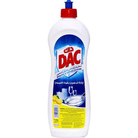 Dac Hand Dishwashing Liquid,Lemon 1L