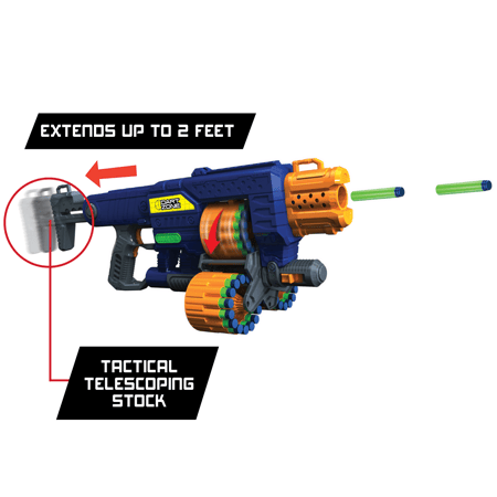 Dart Zone Savage Spin Motorized Triple Drum Blaster