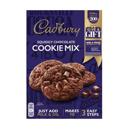 Cadbury Double Chocolate Cookie Mix 265 g