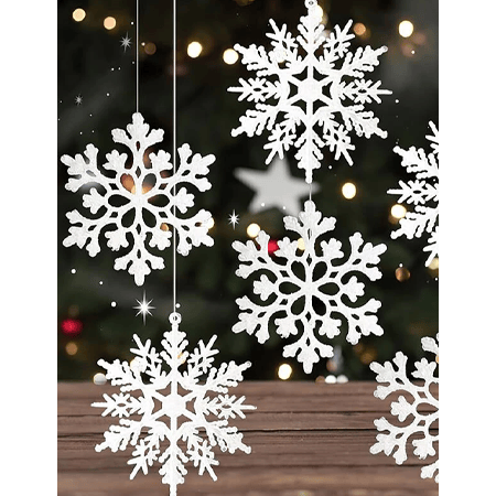 Snowflake pendant 12 pieces