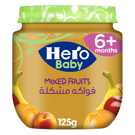 Hero Baby Jar, Mixed Fruits, 125g