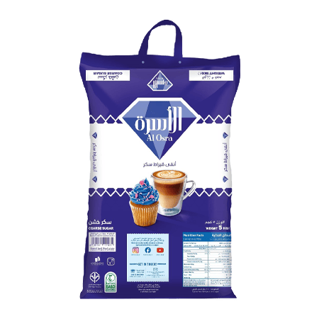 Al Osra Coarse Sugar 5 Kg