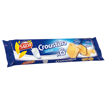 Saida Croustina Wafer Milk 6 pcs 33 g