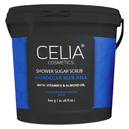 Celia Shower Sugar Scrub Moroccan Blue Indigo 600 G