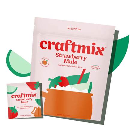 Craftmix Strawberry Mule 0.0% Non-Alcoholic 12 Sachets