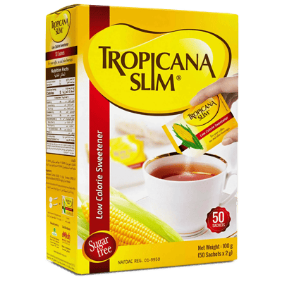 Tropicana Low Calorie Sweetener Box 50 Sachet