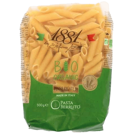 1881 Organic Wholemeal Pene Rigate Pasta 500 g