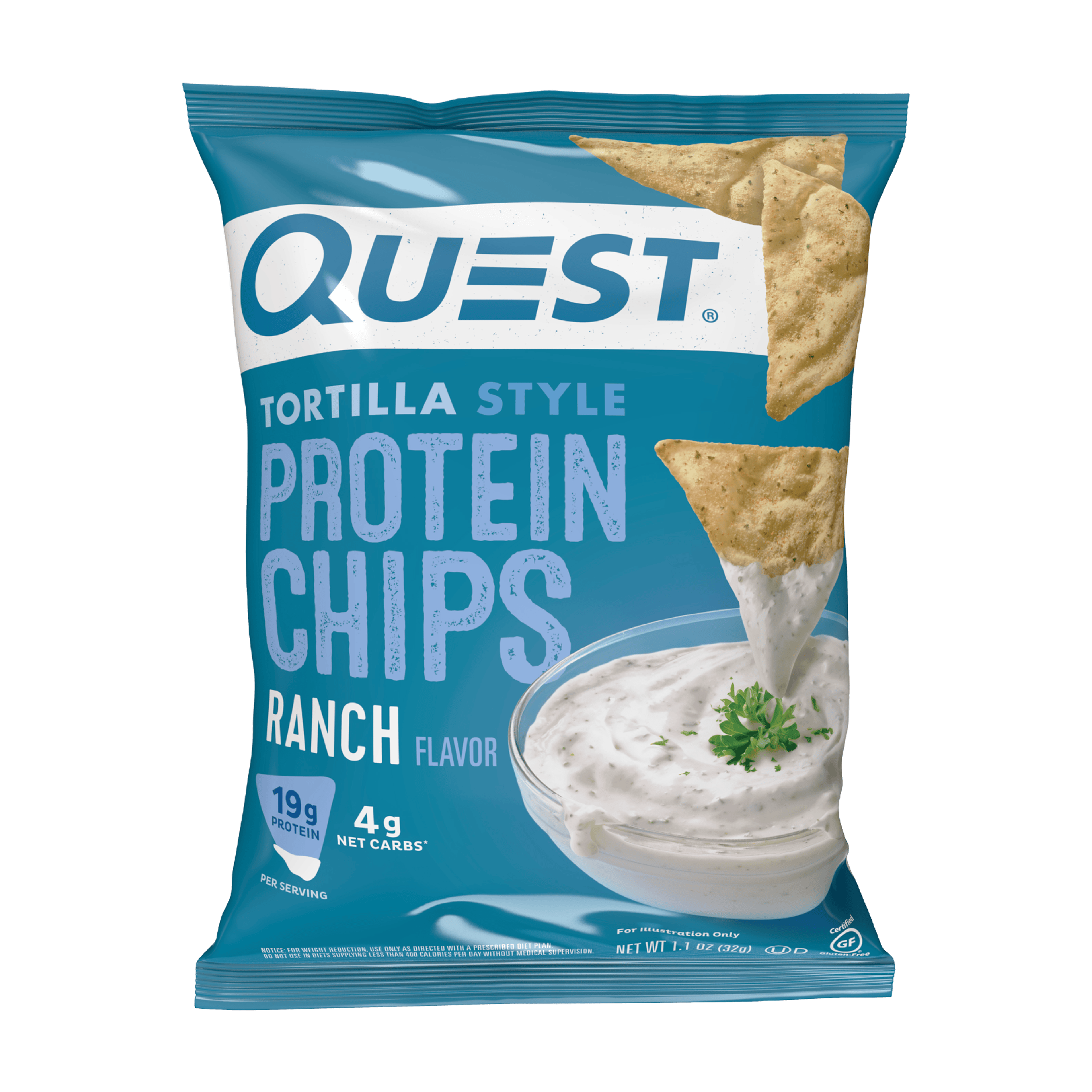 Quest Nutrition Tortilla Protein Chips Ranch 32 g