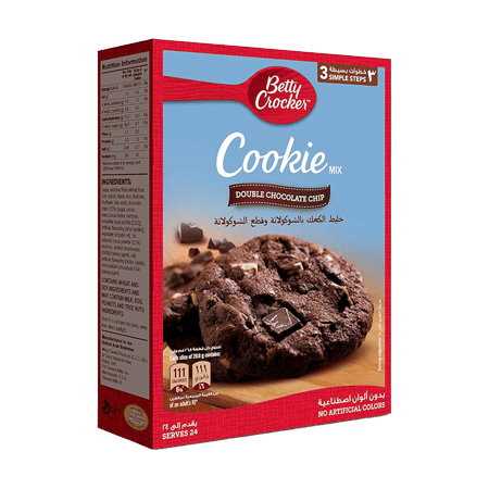 Betty Crocker Double Chocolate Chip Cookie Mix 496 g