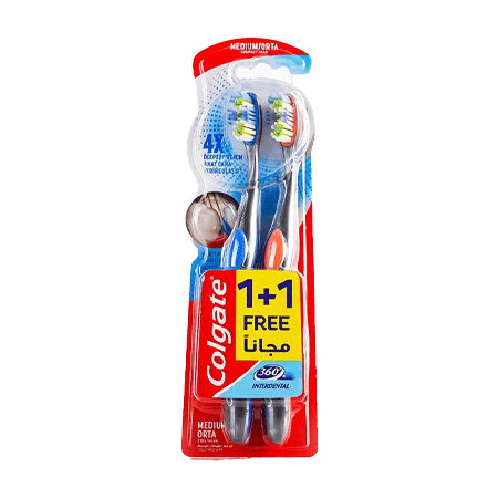 Colgate 360 Interdental Multipack Medium Toothbrush 
