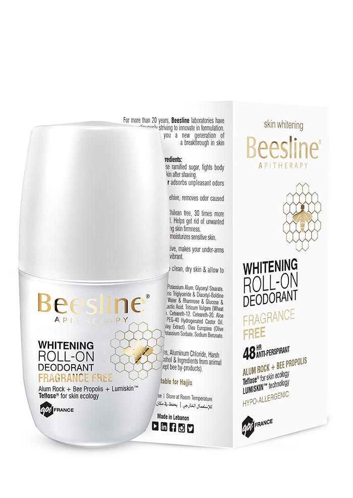 Beesline Whitening Roll-On Deodorant Fragrance Free