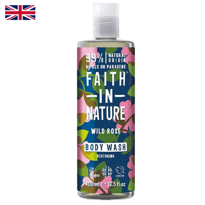 Faith In Nature Shower Gel Wild Rose 400Ml