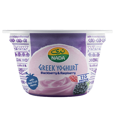 Nada Greek Yoghurt Blackberry & Raspberry 160 gm