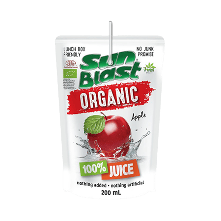 Sun Blast Organic Apple Juice 200ML