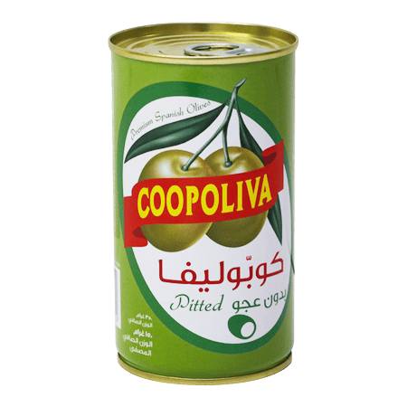 Coopoliva Olives Green Pitted 350 g