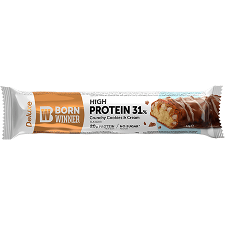 Born Winner Delux protein bar Crunchy Cookies&Ceam 64 g